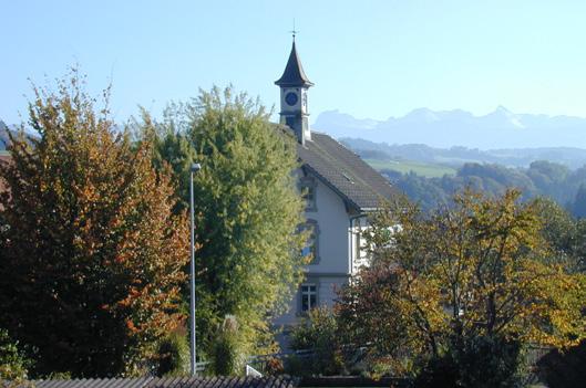 Die Gemeinde Thörishaus liegt südwestlich der Stadt Bern und ist Teil des Gemeindegebietes von Köniz.