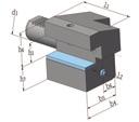 Kühlmittelzuführung Schaft mit Kerbverzahnung und Anlagefläche gehärtet und präzisionsgeschliffen DIN  d1 mm h1 mm l2 mm l1 mm b4 mm b5 mm b6 mm
