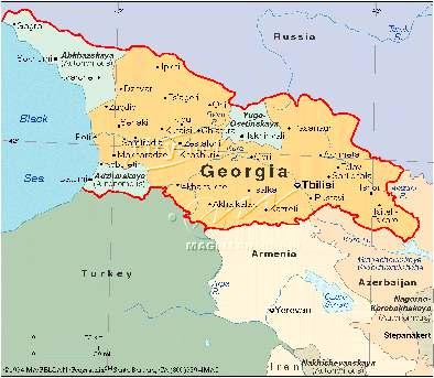 Konflikte: Georgien 13 Konflikte zwischen der Zentralmacht in Tiflis und