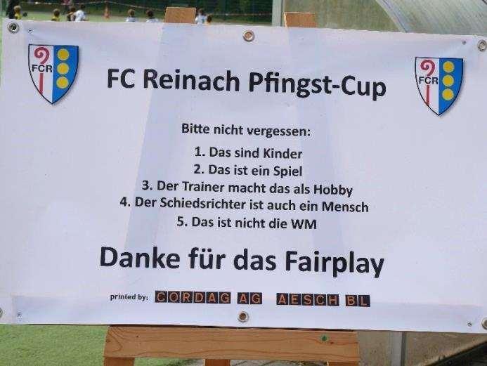 Neben den drei Erstplatzierten des Rynacher- und des Pfingscht-Cups, erhielten die drei ersten der Fairness-Wertung ebenfalls einen Pokal.