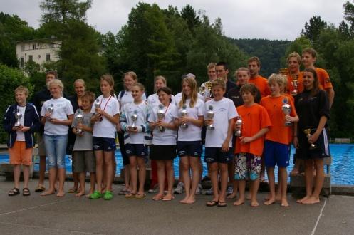 Freiwasser- Landesmeisterschaft VAL BLU Bludenz In diesem Jahr wurde die Freiwasser Landesmeisterschaft im VAL BLU durch geführt.