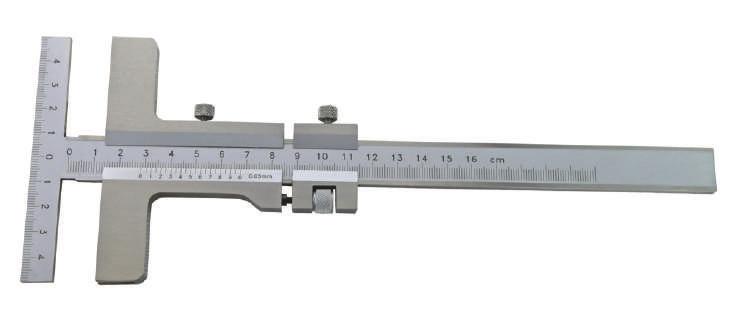 Präzisions-Anreiß-Messschieber mit Feineinstellung Precision marking caliper with fine adjustment aus