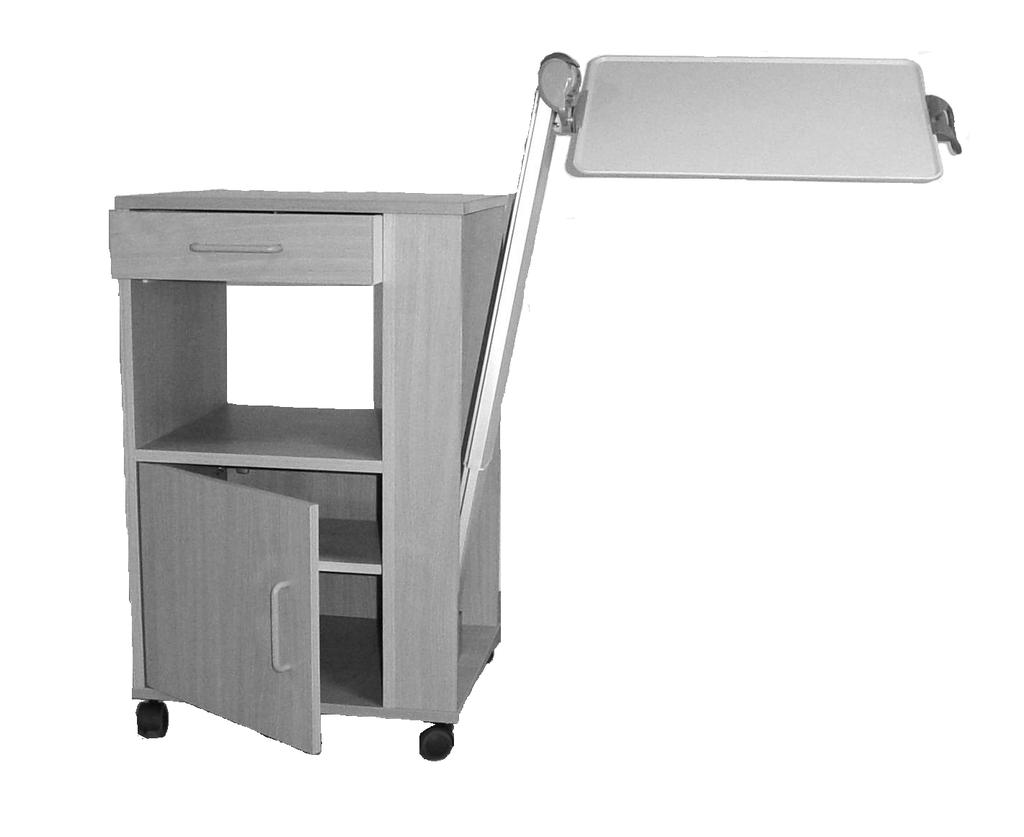 BURMEIER - Möbel, die dem Menschen dienen Schublade Tischplatte Hubsäule Einlegeboden Doppellaufrollen mit Feststeller Doppellaufrollen.