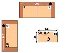 r. Artikel Bild Beschreibung 3AL = 3-Sitzer mit Querschläfer-Funktion, Armlehne links; CanFR = Canape