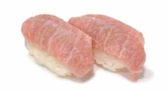 n igiri-s ushi je 2 stück nigiri-sushi sind kleine Reisrollen, die sorgfältig von
