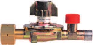 Mitteldruckregler, medium-pressure regulator Propan - Mitteldruckregler, propane medium-pressure regulator nach DIN 4811, according to DIN 4811 für Kleinstflasche 425 g, Ausgang 1,5 bar, fest