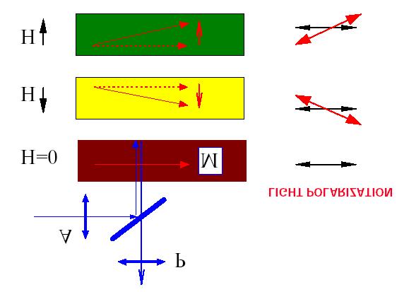THE FARADAY ROTATION IN A FERRIMAGNETIC Bi- - DOPED