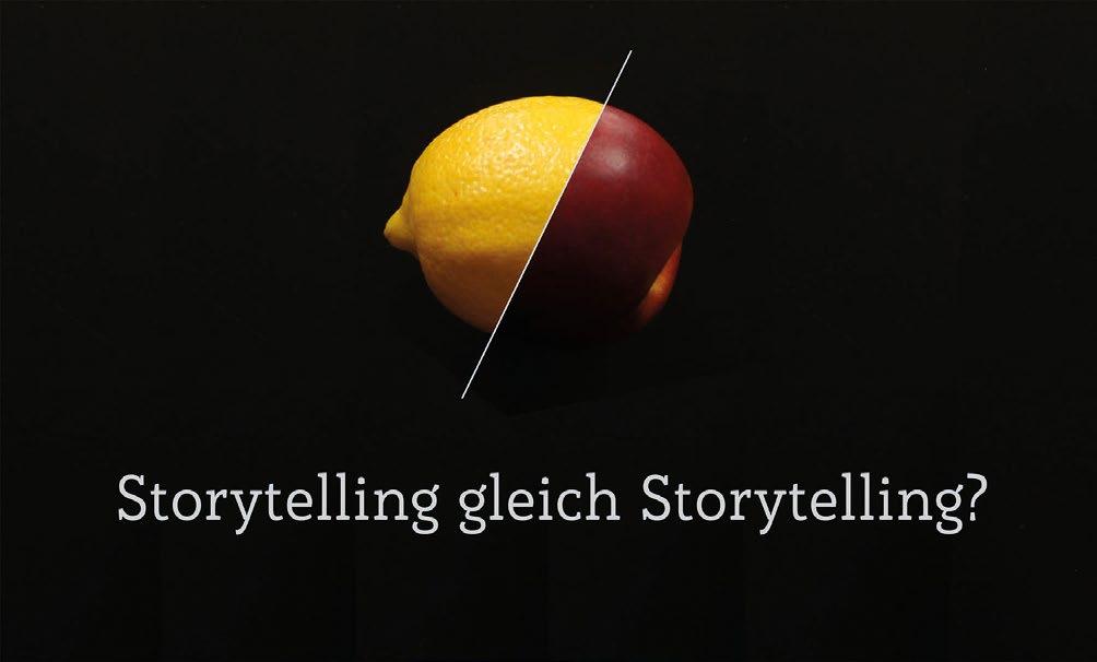 Storytelling gleich Storytelling?