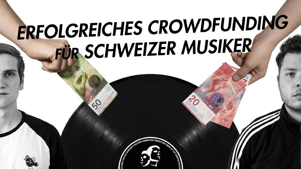 Erfolgreiches Crowdfunding für Schweizer Musiker Auftraggeber/in Jakob Spörri Prof.