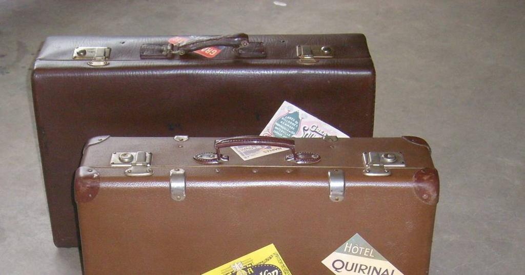 Hartplatten-Koffer Original alte
