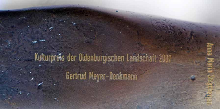 1999 wird der Kulturpreis der Oldenburgischen Landschaft ins Leben gerufen.