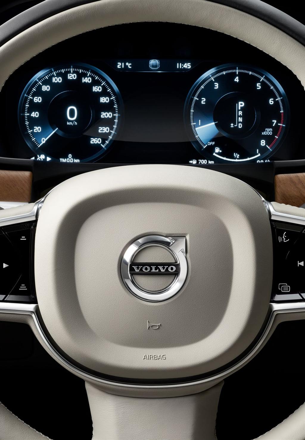 AUSSTATTUNGSHIGHLIGHTS 20 VOLVO ON CALL Die innovative Sicherheits- und Komforttechnologie von Volvo Halten Sie Verbindung zu Ihrem Volvo immer und überall.