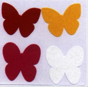 2103 Schmetterling 2 Stück selbstklebend
