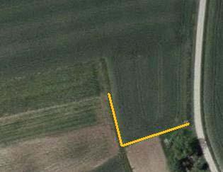 Lange Meile 8 (LM8) Abb. A8: Kartierter Feldrandbereich gelb gekennzeichnet (Maßstab 1:1.