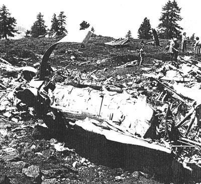 Abbildung: Trümmer der Lancaster