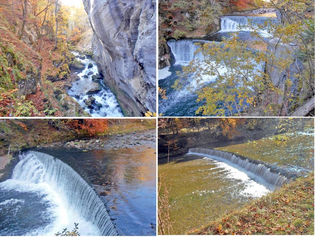 Vielfalt der Wasserfälle