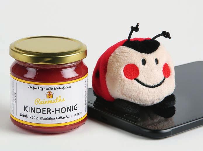 0614 6 x 500 g Honig statt 34,15 nur 29,95 ( 9,98/kg) AKTIONSPREIS Reinmuths Kinder-Honig Set 250 g Auslese-Blütenhonig verfeinert mit