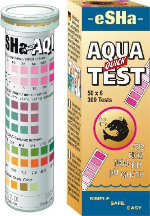 -AQUA-QUICK-TEST Quick Test für Aquarium & Teich 50 Multi