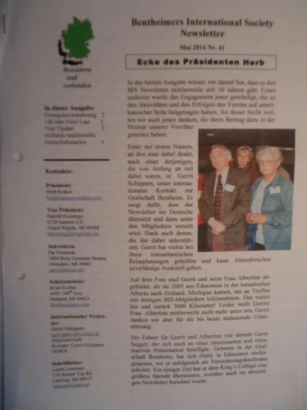 Benth. Int. Soc. Newsletter Deutsch 2010-2014, Nr. 25 Nr.