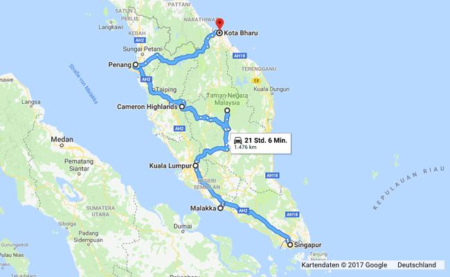 Singapur, Malaysia und Traumstrand Privatreise, 12 Tage, ab Singapur/bis Langkawi oder Kota