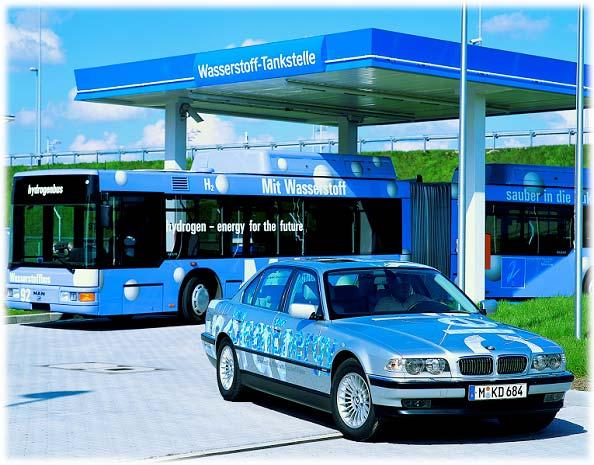 Wasserstofftankstellen am Flughafen München Busbetankung mit