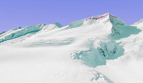 Google Earth Art 2008 Film, Animation, Text, Musik In Zusammenarbeit mit Google Schweiz entwickelte Com&Com unter Anwendung der Technologie und Ästhetik von Google Earth das künstlerische