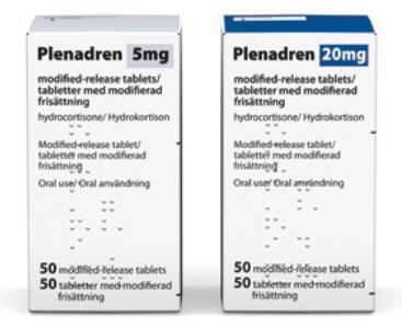 5 mg 1 / Tag Hydrocortison-Anpassung: Psychische Belastung Sportliche Aktivitäten > 20 min Infektion, Fieber, kleinere operative Eingriffe