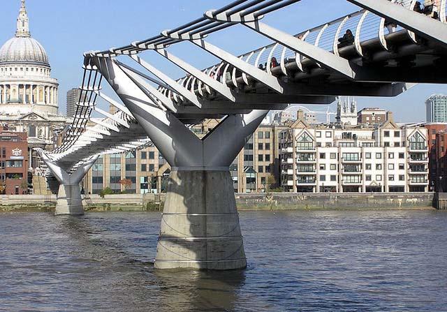 Milleniums Bridge London Amplituder