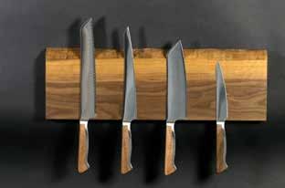 Messerblock // 5 Messer S-ME-1 8,9x8,9x27,5 cm Eichen EAN 7640146641417 Platz für 5 Küchenmesser, an der