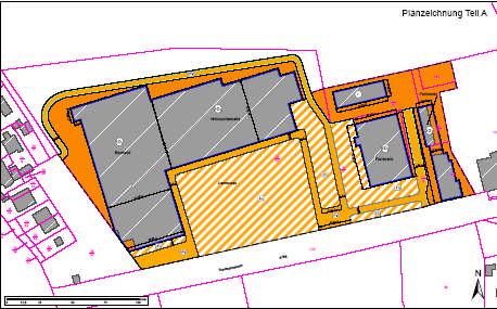 Öffentliche Bekanntmachung über das Inkrafttreten des einfachen Bebauungsplanes Einzelhandelszentrum - Schwedendamm Pl.Nr.