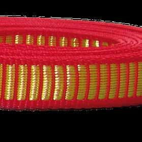 featherlight cross-ribbed webbing Dirt and dust resistant Blaze red-yellow (cross ribbing) Leather stop alerts you to end of lead within 1 m Ultralight: Even