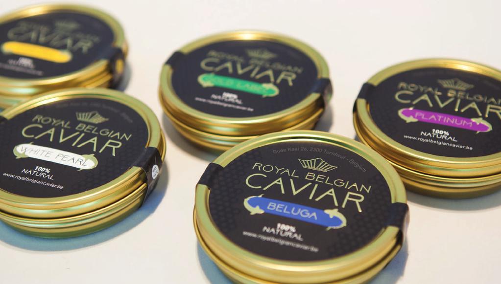 Unsere Kaviar Sorten Royal Belgian Caviar bietet 5