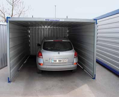 REM GARAGE needs to be positioned on a levelled and adequately fortified foundation which enables the anchoring of its mounting elements to the floor.