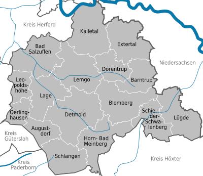 Regierungsbezirk: Detmold Fläche: 1.246,21 km² Einwohner: 353.