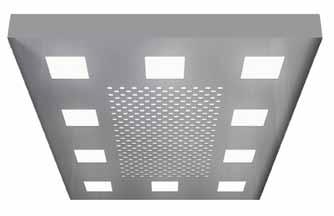 Ceiling and Lightings Decke und Beleuchtungen IL 211S Skinplate suspended ceiling, collapsible IL 211XS Satined stainless steel suspended ceiling, collapsible IL 211XL Polished stainless steel
