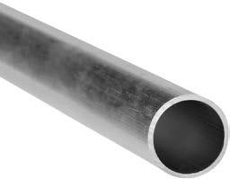 ZUBEHÖR Aluminium-Rohre in verschiedenen Längen und Formen Alupipe in different lengths and shapes Rundrohr I Round tube 35 x 2 mm 0,5 m Art-Nr.