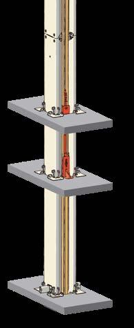 Das Rohrsäulensystem RS-850 im Aufwärtstrend Schritt für Schritt nach ganz oben Mit dem Rohrsäulensystem RS-850 stehen Ihnen standardmäßig Säulen in n von 1,5 m, 3 m, 6 m, 9 m oder