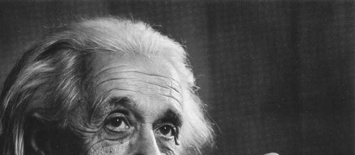 Albert Einstein So sehe ich für den Menschen die einzige Chance