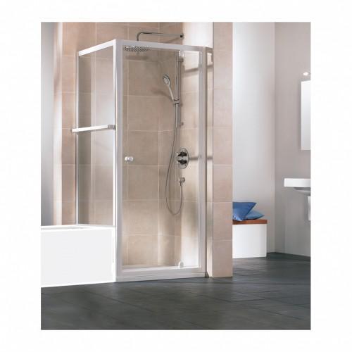 1.16 Duschkabine, Drehtür mit kurzer Seitenwand auf Badewanne,... BA48530 Ein vorgelagerter Drehpunkt dieser Duschabtrennungstür bietet eine optimale Lösung für ungünstige Platzverhältnisse.