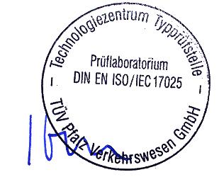 Seite 6 von 6 Prüfergebnis Aufgrund der durchgeführten Prüfungen bestehen keine technischen Bedenken o.g. Sonderräder unter Beachtung der Auflagen und Hinweise zu verwenden.