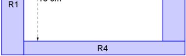 Entsprechend der Aufgabenstellung, müssen R1, R2, R3 und R4 alle denselben Flächeninhalt haben. Es muss also gelten: (16+) = (20+) (1) Die Werte 1 6 bzw.