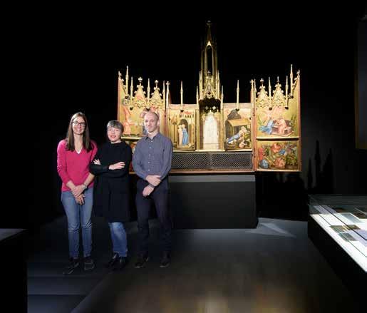 Ältere Kunstgeschichtliche Sammlungen Forschungsprojekt zum Altar von Schloss Tirol Das seit Mai 2016 in Angriff genommene, von Laura Resenberg, der Leiterin der Abteilung für Gemälde-, Skulptur- und