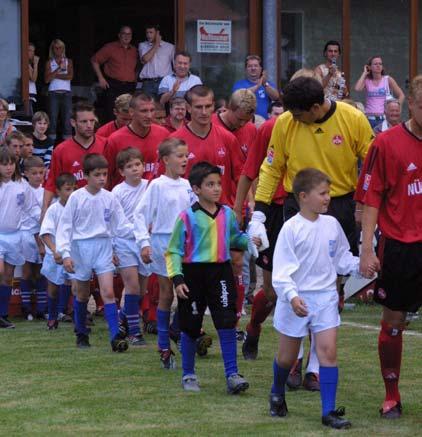 FC Nürnberg, die diese nach dem Spiel gegen den VfB Waldshut Ende Juli im Stadion in der