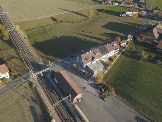 Die Lage 1338 Lage der Liegenschaft beim Bahnhof Riedbach Situationsplan