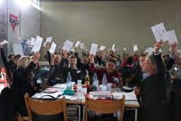 Vom 26. bis 28. Oktober trafen sich 137 Delegierte und Gäste zur Mitgliederversammlung des CVJM Deutschland in Wuppertal. Die Delegationen waren voll besetzt.