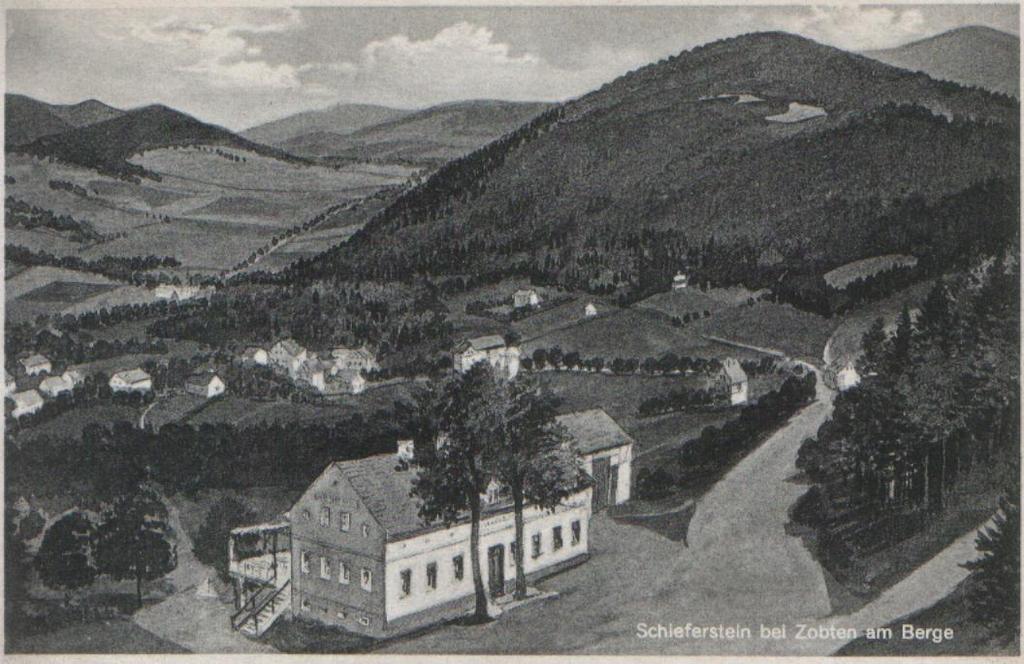 Vindobona-Kunstverlag, Wien, Sinagasse 23; Kaisermühlen Schieferstein: Eichhörndel-Kretscham (Ortsplan Nr.1) Gasthaus und Aussichtsterrasse, sowie kleine Landwirtschaft.