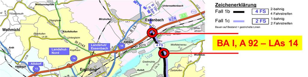1. Einführung Die Bundesstraße B 15 verbindet im Bundesfernstraßennetz die Oberzentren Regensburg, Landshut und Rosenheim und verknüpft als überregionale