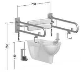 Das barrierefreie WC 420 170 120 Vorteile Bereits komplett vorgefertigtes Element 1120 Erfüllt alle Normen für barrierefreies Wohnen 800 25 Erfüllt die Schallschutznorm 4109 (SSTIII)