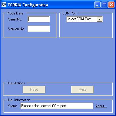 2 Voraussetzungen (1) Computer mit Microsoft Windows XP oder neuerem Betriebssystem (32/64 Bit) (2) PC-Schnittstelle für die TORRIX M12-Sonde (z. B. FAFNIR USB Adapter) (3) Für TORRIX C/SC: FAFNIR USB Adapter [TORRIX] - Bestellnr.