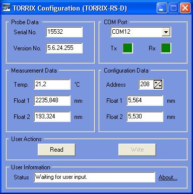 TORRIX RS485 mit MODBUS ASCII Protokoll